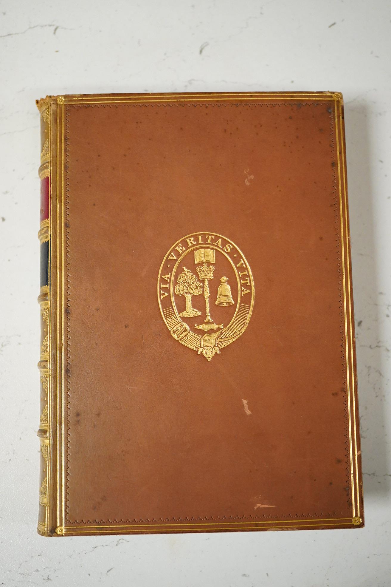 Macaulay, Lord - The Life and Letters of. new edition (enlarged) by George Otto Trevelyan, 2 vols. contemp. gilt tree calf, panelled spine with red label, marbled edges & e/ps., cr.8vo. 1878; May, Sir Thomas Erskine - Th